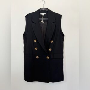 HYFVE Trending Blazer Vest Black  New with out tag Size S